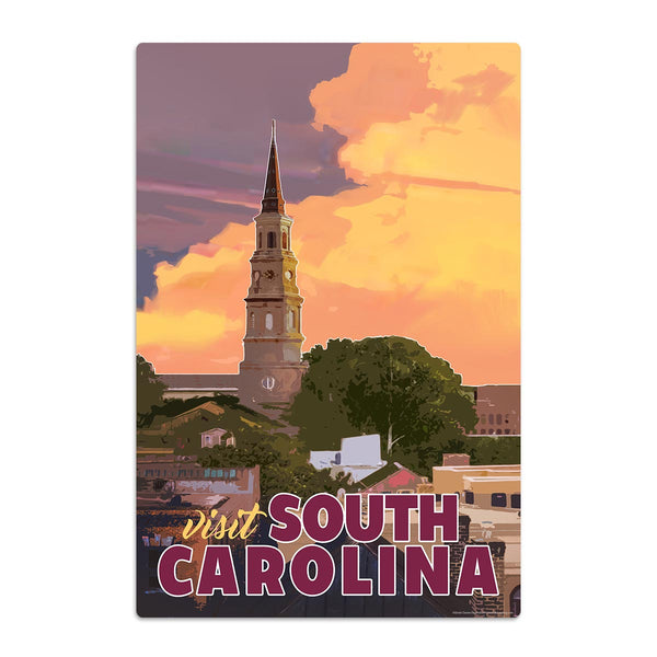 Visit South Carolina St. Philips Church State Travel Decal