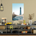 Visit North Carolina Lighthouse State Travel Decal