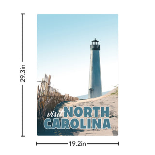 Visit North Carolina Lighthouse State Travel Decal