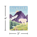 Glacier National Park Montana Mountain Goat Vinyl Sticker