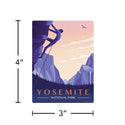 Yosemite National Park California Climber Vinyl Sticker