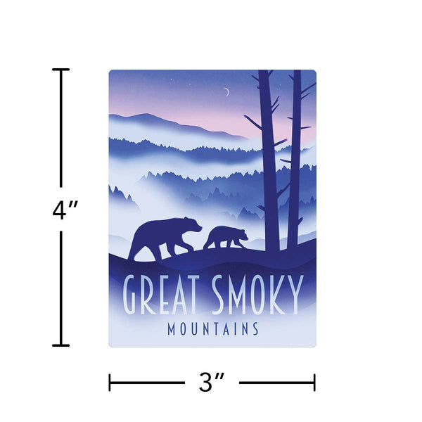 Great Smoky Mountains National Park Travel Vinyl Sticker