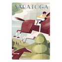 Saratoga Horse Race New York Mini Vinyl Sticker