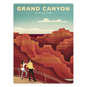 Grand Canyon National Park Arizona State Travel Mini Vinyl Sticker