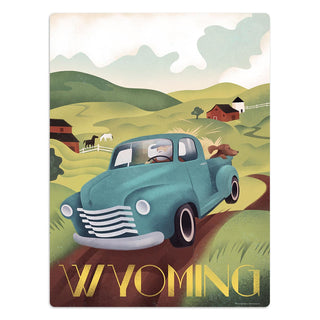 Wyoming State Pride Mini Vinyl Sticker