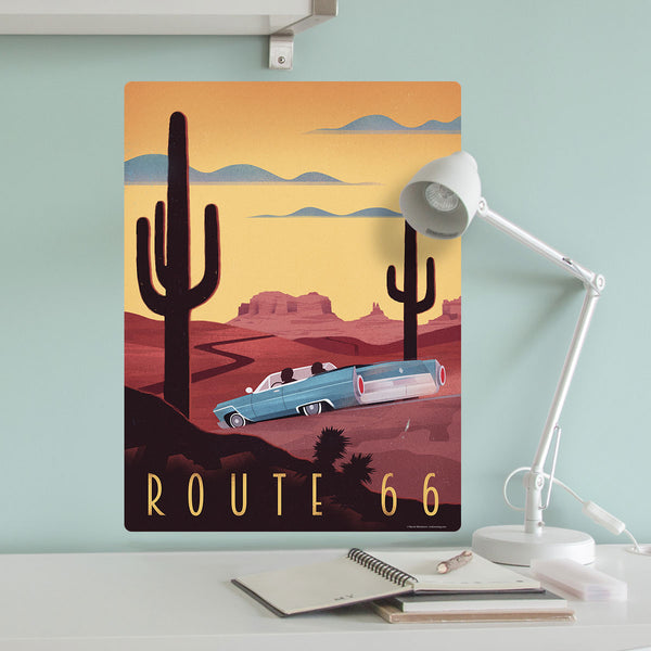 Route 66 Convertible Car Decal