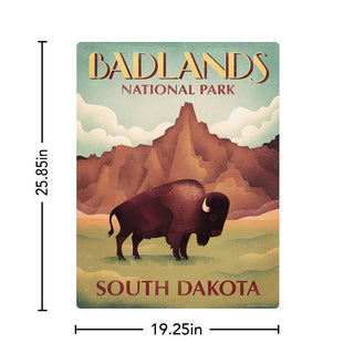 Badlands National Park South Dakota Buffalo Decal