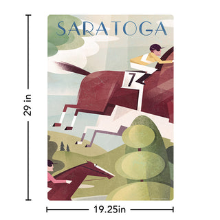 Saratoga Horse Race New York Decal