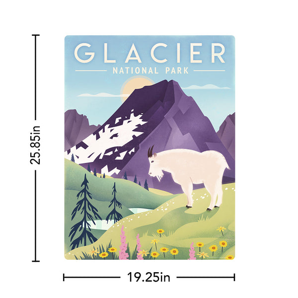 Glacier National Park Montana Mountain Goat Decal