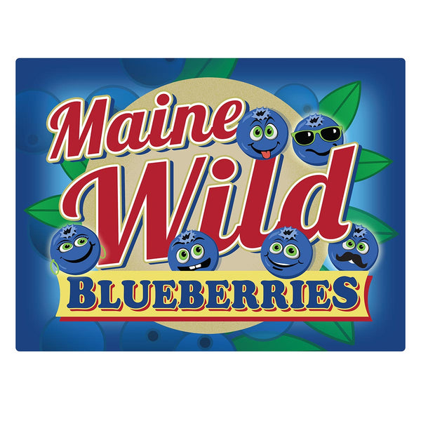 Maine Wild Blueberries Wall Decal