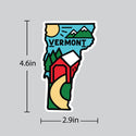 Vermont Covered Bridge State Pride Die Cut Vinyl Sticker
