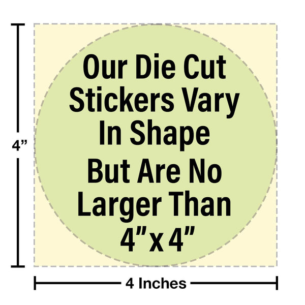 Kids Camp Team States Die Cut Vinyl Sticker