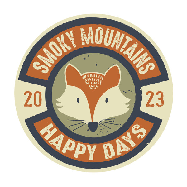 Kids Camp Happy Days National Parks Die Cut Vinyl Sticker