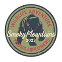 Kids Camp Young Explorers Bear National Parks Die Cut Vinyl Sticker
