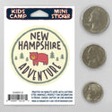 Kids Camp Adventure Bear States Mini Vinyl Sticker