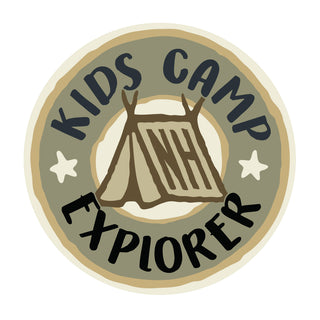 Kids Camp Explorer States Mini Vinyl Sticker