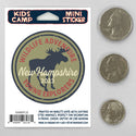 Kids Camp Young Explorers Moose States Mini Vinyl Sticker