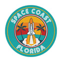 Space Travel Florida Die Cut Vinyl Sticker