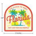 Florida Place To Hang Die Cut Vinyl Sticker