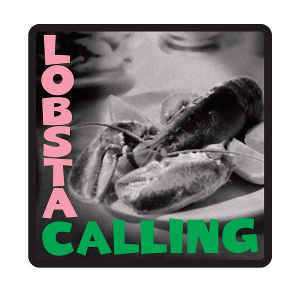 Lobsta Calling Maine Punk Rock Mini Vinyl Sticker