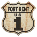Fort Kent US 1 Mini Vinyl Sticker