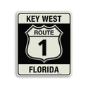 Route 1 Key West Florida Die Cut Vinyl Sticker