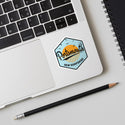 Portsmouth New Hampshire Ocean Sunset Mini Vinyl Sticker