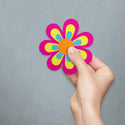 Mod Flower 60s Style Die Cut Vinyl Sticker #2