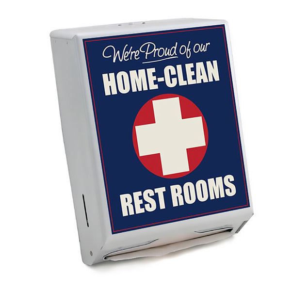 Clean Rest Room Metal Paper Towel Dispenser
