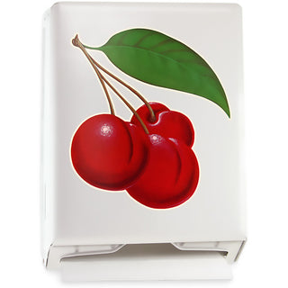 Red Cherries 50s Style Paper Towel Dispenser
