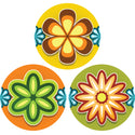 Mod Flower 70s Style Wall Decals Set