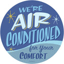 Air Conditioned Comfort Wall Decal