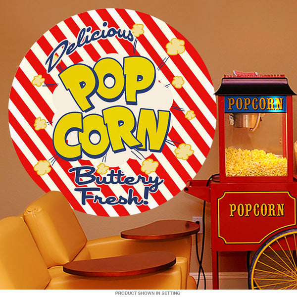 Popcorn Delicious Buttery Fresh Wall Decal