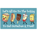 Lets Go to the Lobby Snacks Wall Decal
