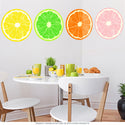 Fruit Slices Set of 4 Kitchen Wall Decals