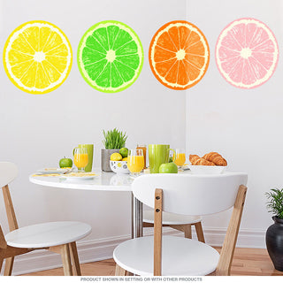 Orange Fruit Slice Citrus Kitchen Wall Decal