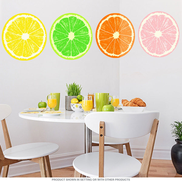 Lime Fruit Slice Citrus Kitchen Wall Decal