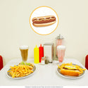 Hot Dog Mustard Food Wall Decal