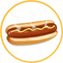 Hot Dog Mustard Food Wall Decal