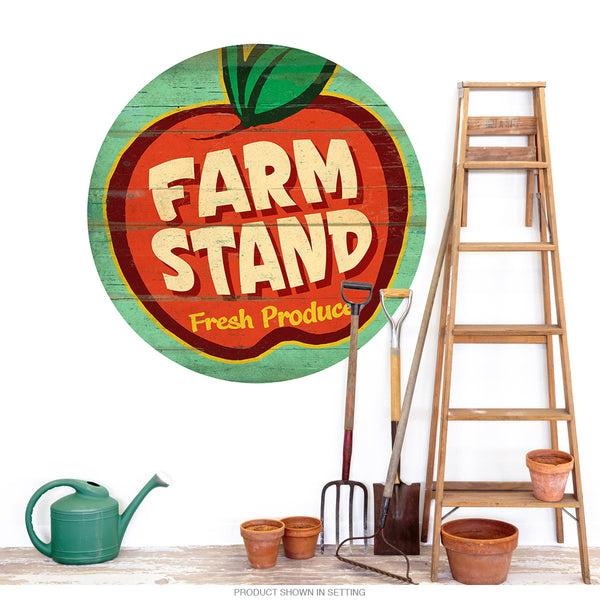 Farm Stand Fresh Produce Apple Wall Decal