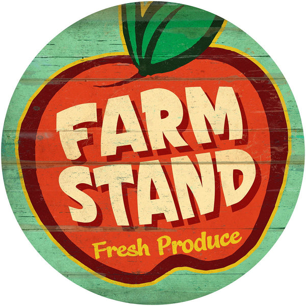 Farm Stand Fresh Produce Apple Wall Decal
