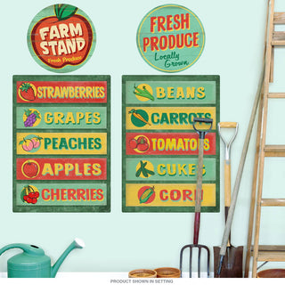 Farm Stand Fresh Garden Wall Decal Set