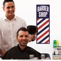 Barber Shop Pole Wall Decal