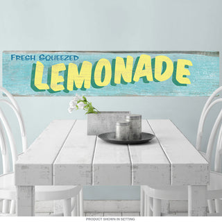 Lemonade Rustic Wood-Look Wall Decal