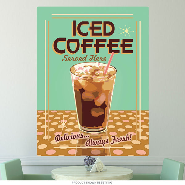 Iced Coffee Refreshing Drink Wall Decal