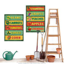 Farm Stand Board Fruits Wall Decal