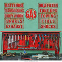 Gas Station Full Service Wall Decal Set