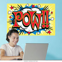 Pow Comic Book Sound Effect Wall Decal