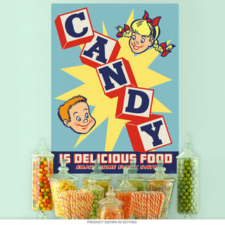 Candy Is Delicious Food Kids Wall Decal