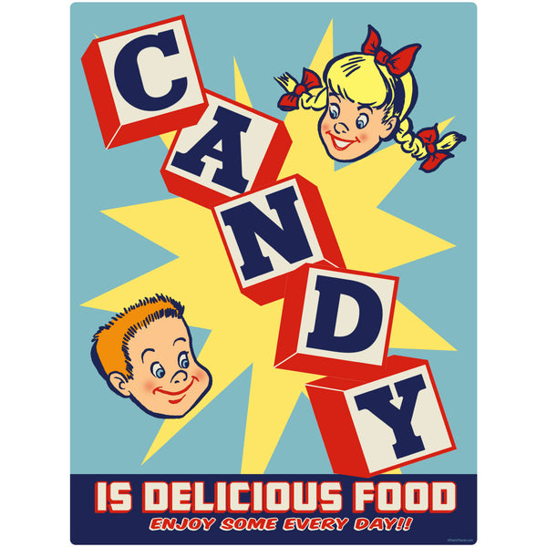 Candy Is Delicious Food Kids Wall Decal